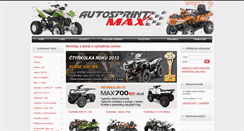 Desktop Screenshot of moto-max.cz