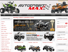 Tablet Screenshot of moto-max.cz